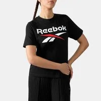 Reebok T-Shirt WREN 2 COLOUR LOGO CREW SS TEE aus Baumwolle, in den Größen XS bis XXL