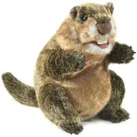 Folkmanis Handpuppen Handpuppe Folkmanis Handpuppe Murmeltier 3169 (Packung)