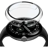 MSM Smartwatch-Hülle Hülle für Google Pixel Watch 4 45mm / 41mm Panzerfolie Schutzglas Case