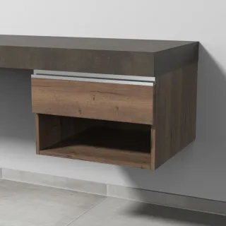 Sanipa Anbau-/Solitärschrank 2morrow (L2352) 340x500x520 Eiche-Tabak, L235250 L235250