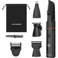 MAXGROOM Multifunktionstrimmer M-LK881, 5in1 Set, Wasserdichter 5in1 Trimmer mit LED-Anzeige