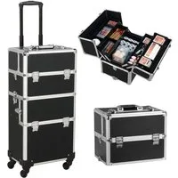 Yaheetech Kosmetikkoffer 3 in 1 Beauty Case, Friseurkoffer Alu Schminkkoffer