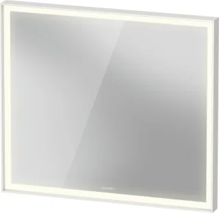 Duravit L-Cube Spiegel Weiß Aluminium Matt 800x67x700 mm - LC7381018180100 LC7381018180100