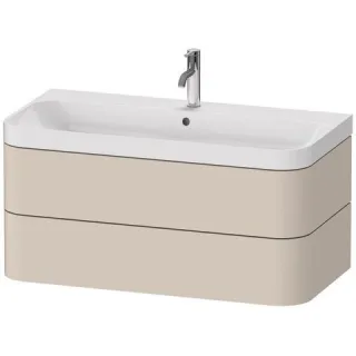 Duravit Happy D.2 Plus c-shaped Set wandhängend Taupe 975x490x480 mm - HP4348O8383 HP4348O8383
