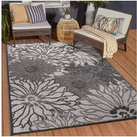 Sanat Teppich Floral 2 Outdoor, rechteckig, Höhe: 6 mm, In- und Outdoor geeignet, Blumen, Balkon, Terrasse, Außenbereich