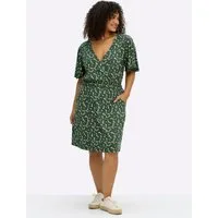 Sheego Jerseykleid Jersey-Kleid Kurzarm