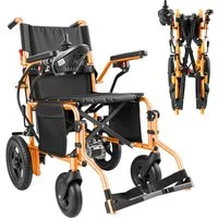 Vankel Elektrorollstuhl Elektrisch Faltbar Leicht bis 150KG, Faltbar, 25 km, seniorenmobil, 2x250W, 6,00 km/h E-Rollstuhl