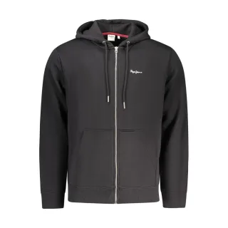 Pepe Jeans Schwarzes Baumwoll-Herren-Sweatshirt