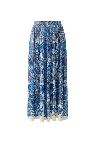 Oui - Maxirock offwhite blue - Gr. - 34