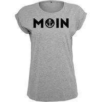 Youth Designz Print-Shirt "Moin mit Anker Print" Damen T-Shirt Statement Geschenk Frauen Motiv mit stylischen und schlichten Aufdruck