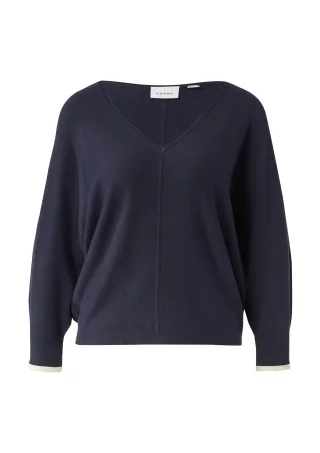 comma - Strickpullover blau - Gr. - L