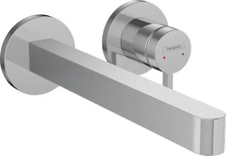 Hansgrohe 2-Loch Waschtischmischer Unterputz Finoris F-Set langer Auslauf chrom, 76050000 76050000
