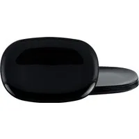 CreaTable Barbecueteller Italien Party Schwarz, (6 St)