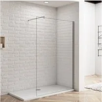 duschspa Duschwand 30-160cm 10mm Duschtrennwand Walk in Dusche Glaswand Duschwand, Einscheibensicherheitsglas, Sicherheitsglas, (Set), Glas
