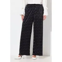 MIAMODA Funktionshose Hose Plissee weites Bein