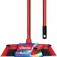 Vileda Abziehbesen Besen Duactive Bürste mit Stiel 130cm, (1-tlg)
