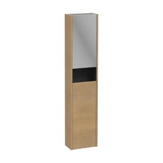 VitrA New Integra Square Hochschrank Compact mit 2 Türen inklusive Spiegel und Ablage 30 Gold,80348 80348