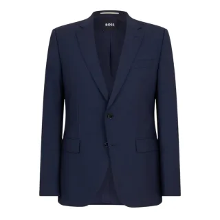 Boss - Anzugjacke für Herren, Reverskragen (Blau)