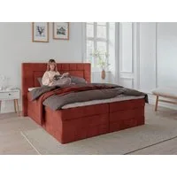 OTTO home Boxbett PHILLIPA inkl. Bettkasten, wahlweise mit LED-Leuchten, Breite: 180cm, inkl. Kaltschaum-Topper, in verschiedenen Farben erhältlich