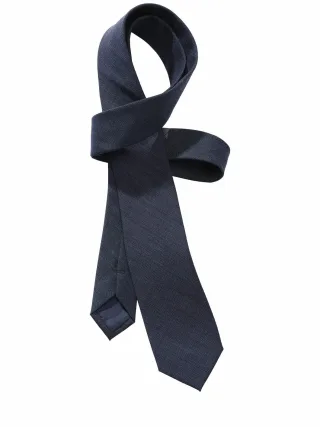 Mey & Edlich Herren Web-Art-Anzugbinder Blau 100 % Wolle