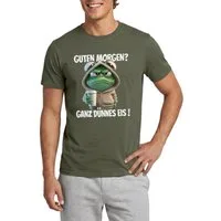 Spreadshirt T-Shirt Guten Morgen Ganz Dünnes Eis Männer T-Shirt (1-tlg)