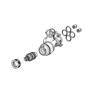 Hansa Funktionseinheit Thermostat 59914314 Wanne-Brause 59914314