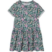 vertbaudet Minikleid Mädchen Shirtkleid BASIC Elastische Taille