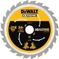 Kreissägeblatt XR EXTREME RUNTIME DT99568, Ø 216mm, 24Z Bohrung 30mm, für Akku-Paneelsägen