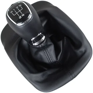 Schaltknauf 5-Gang + Schaltmanschette + Rahmen für Skoda Octavia 1U 1996-