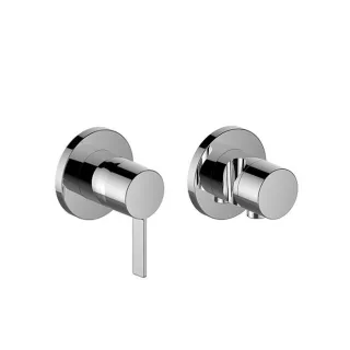 Keuco IXMO Set 59751010021 Fertigset, Umstellventil, Schlauchanschluss, rund