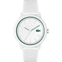 Lacoste Quarzuhr LACOSTE.12.12 2011169, Armbanduhr, Herrenuhr, Mineralglas, Silikonarmband