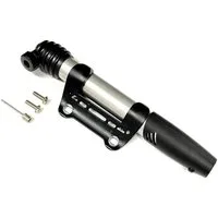HAC24 Luftpumpe Fahrradpumpe Handpumpe Ballpumpe Mini Handluftpumpe (1-tlg), Inkl. Rahmenbefestigung & Ventilnadel