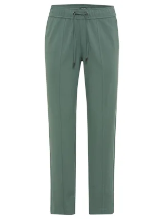 Olsen - Trousers Casual Cropped dark sage - Gr. - 46