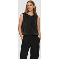 s.Oliver Chinos Hose Stoffhose mit Wide Leg und Bügelfalten