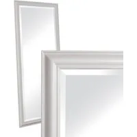 dasmöbelwerk Wandspiegel Wandspiegel Schlicht Weiß 180x80 cm XL Spiegel Ganzkörperspiegel
