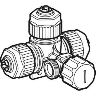 Geberit Wasseranschl. PEX, zu UP-SPK Sigma mit integriertem Eckventil, 241879001 241879001