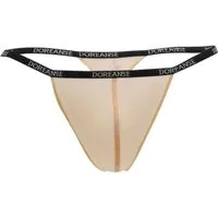 DOREANSE G-String Herren String 1390 mit Logoschriftzug am Wäschebund