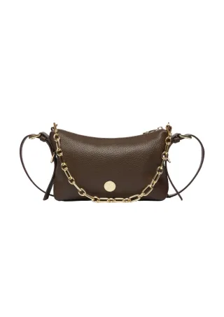 s.Oliver BLACK LABEL - City-Bag mit abnehmbarer Metallkette braun - Gr. - ONE SIZE