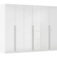 rauch Kleiderschrank Schrank Drehtürenschrank Ankleide Garderobe Schlafzimmerschrank LORCA (Breiten: 181/271 cm, Höhe: 210 cm) mit langen Griffstangen, elegante Hochglanz-Front MADE IN GERMANY