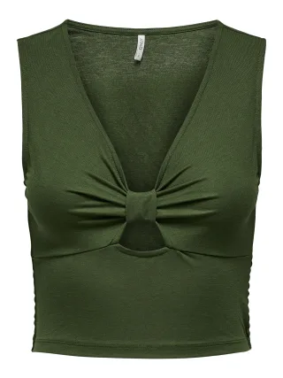 ONLY - ONLJANY S/L TWIST TOP JRS Rifle Green - Gr. - L
