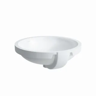 LAUFEN Pro B Einbau-Waschtisch 8189620001091 42x42cm, weiß, ohne Hahnloch, mit Überlauf