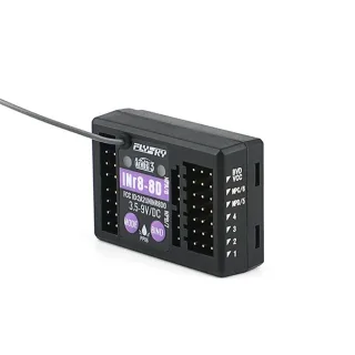 Flysky INr8-8D 2.4GHz 8CH AFHDS 3 Waterproof RC Receiver Integrated Lighting Control Compatible with NB4 NB4+ NB4PRO NB4