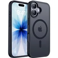 SmartUP Smartphone-Hülle für iPhone 17 Magsafe Schutz Tasche Slim Cover Case Bumper Magent Full 6,3, MagSafe