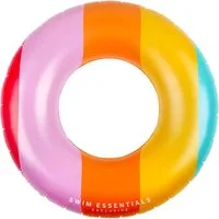 Swim Essentials Schwimmring Schwimmring 90 cm Regenbogen, Schwimmreifen Reifen Ring Schwimmhilfe