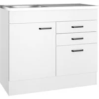 OPTIFIT Spülenschrank OPTImulti Breite 100 cm, Tiefe 50 cm, mit Spülenauflage