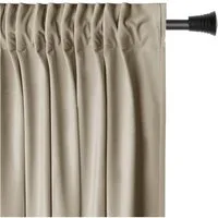 Restilo Gardine Gardine Multifunktionsband Kräuselband Vorhang Verdunkelnd Samt Textil (1 St), Kräuselband, verdunkelnd, Samt Textilien, mit Raffhalter