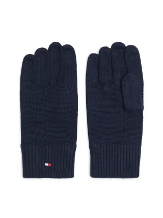 Tommy Hilfiger - Handschuhe mit Kaschmir blau - Gr. - OS