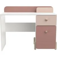 Demeyere GROUP Kinderschreibtisch Jade, Schublade, Stauraum, Runde Knopfgriffe mit Roségold-Finish