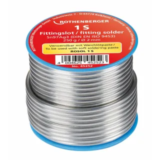 Rothenberger Fittingslot 1S, 2mm, 250g, Spule - 45252