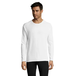 SOLS - T-Shirt für Herren - Sport Langärmlig (Weiß)